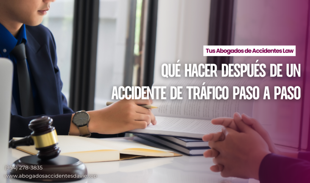 qué hacer después de un accidente